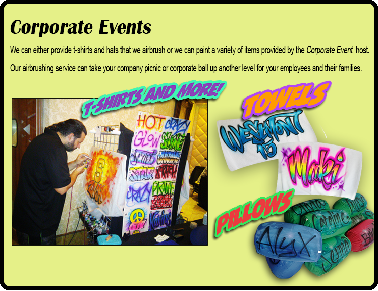 Corporate Events Airbrushing NY