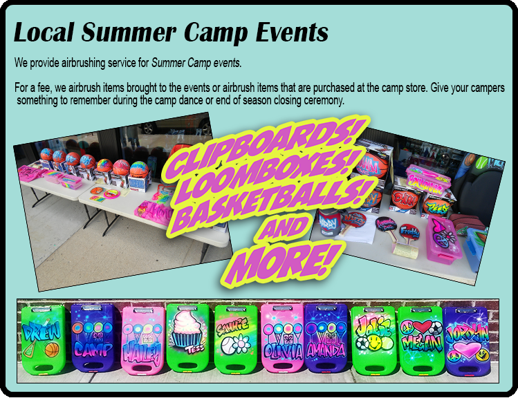 Local Summer Camp Events Airbrushing NY