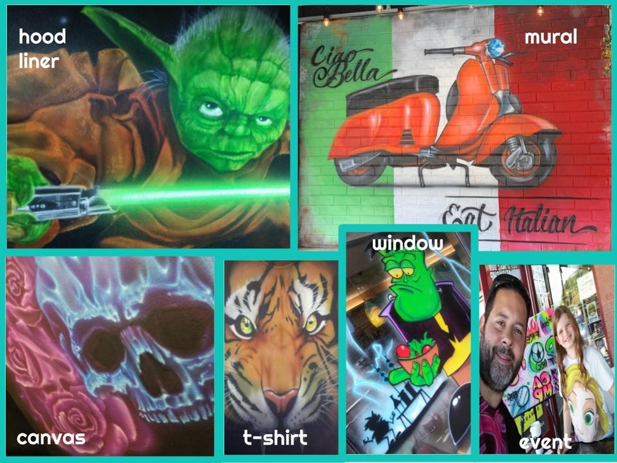 custom wall art - airbrush company