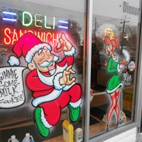 Airbrush Everything Holiday Windows