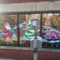 Airbrush Everything Holiday Windows