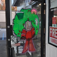 Airbrush Everything Holiday Windows