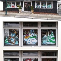 Airbrush Everything Window Painting Photos